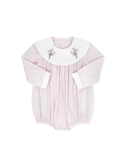 Blessings Pink Batiste with Flowers Girl’s Bubble