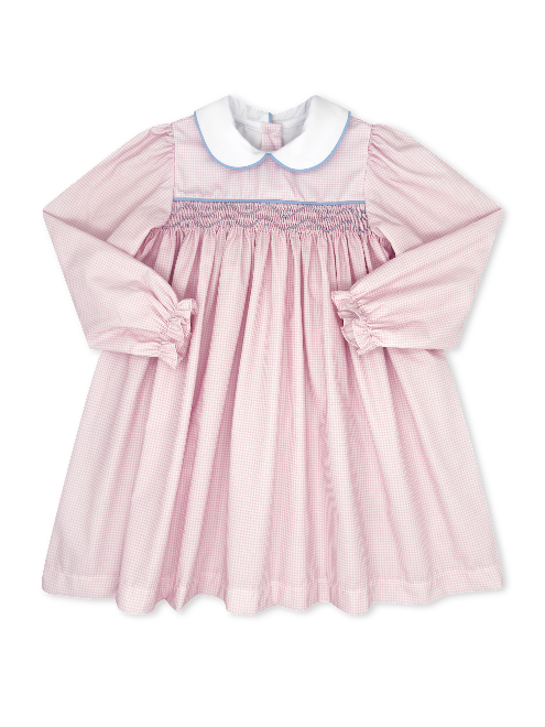 Classic Pink Mini Gingham Dress