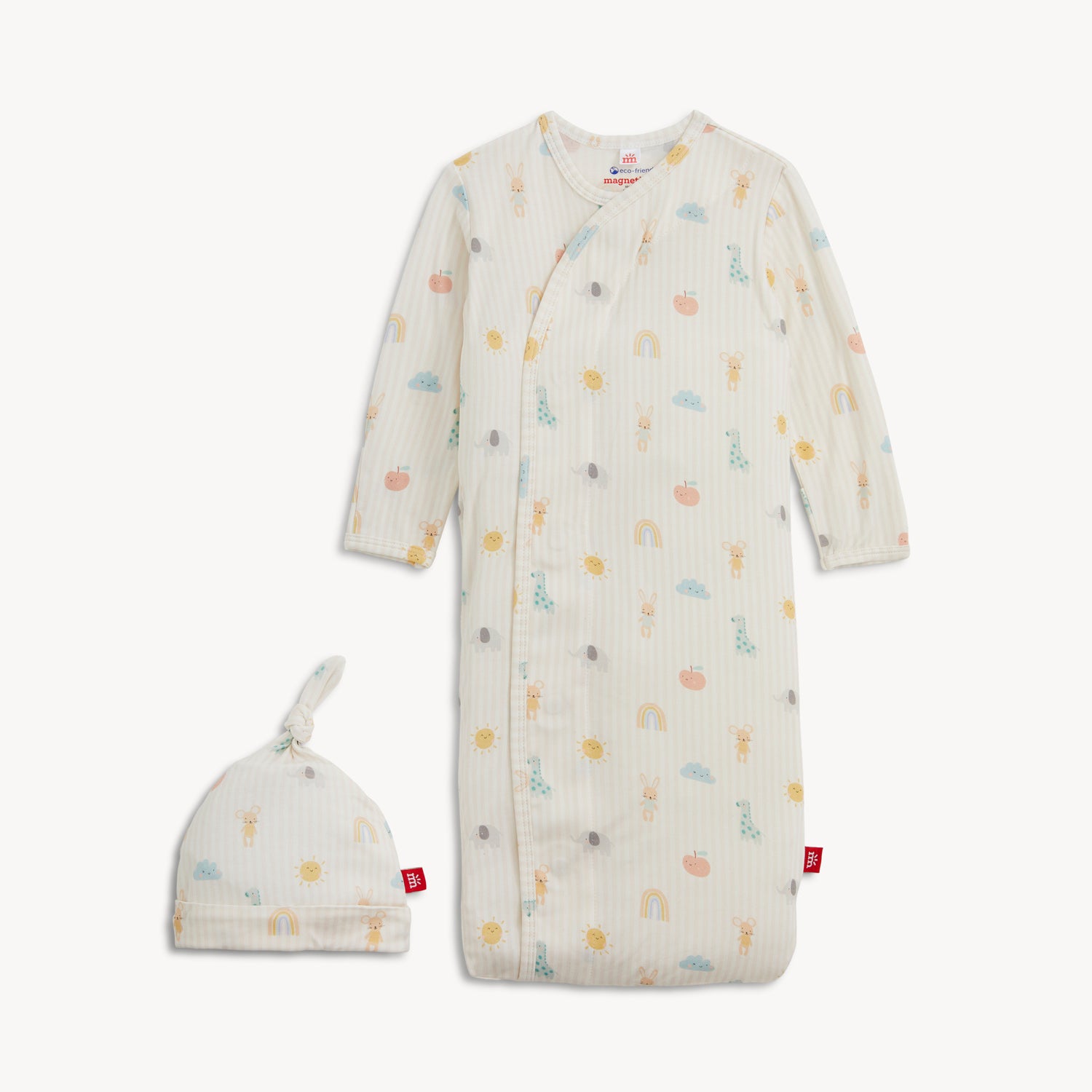 Lullaby Sky Magnetic Gown + Hat Set