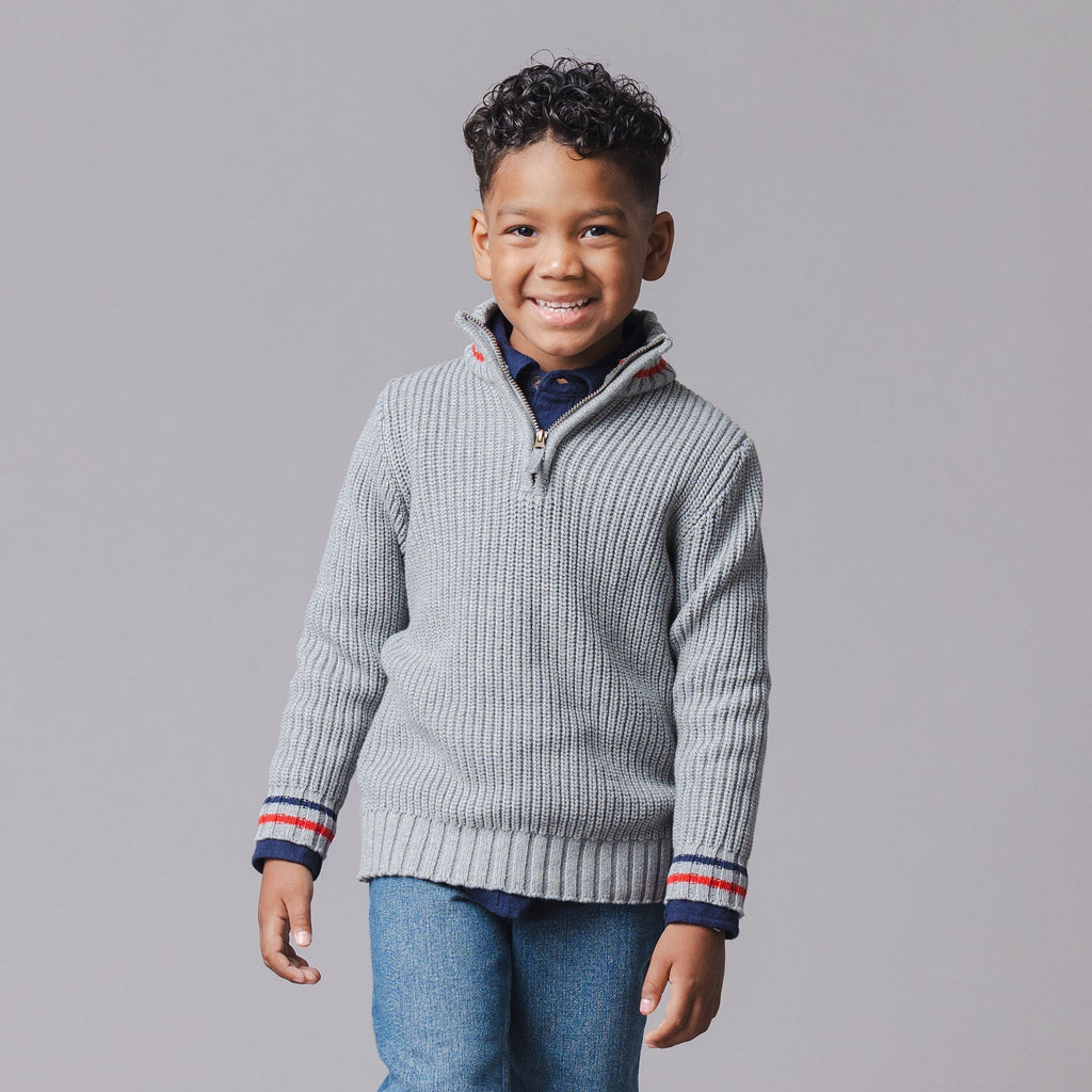 Organic Half Zip Sweater