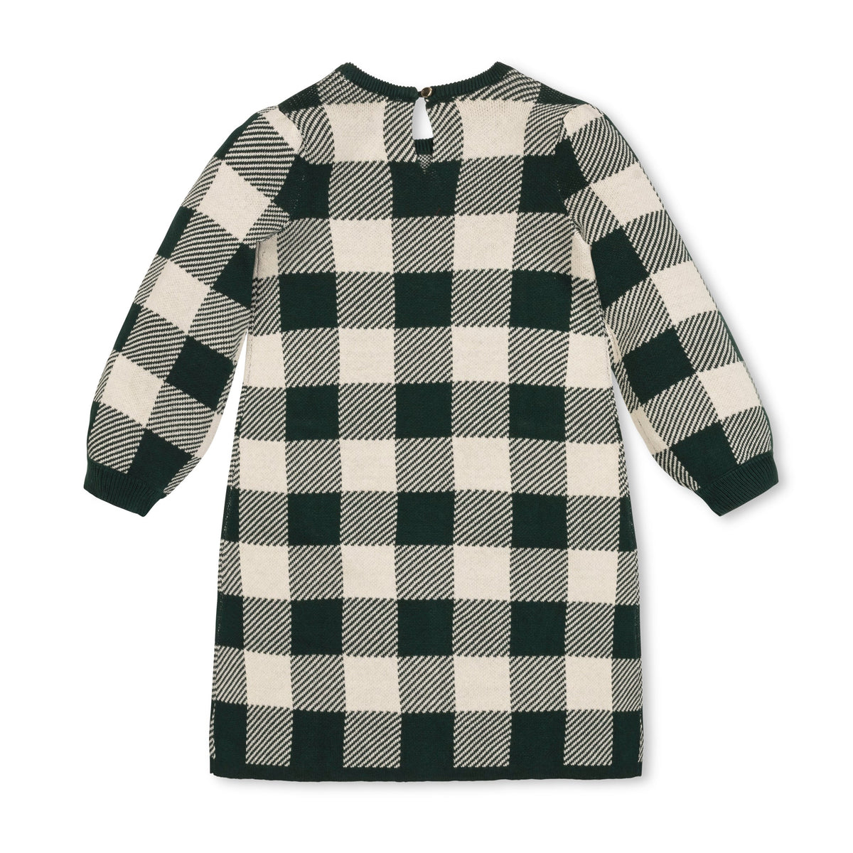 ORGANIC PUFF SLEEVE SWEATER DRESS