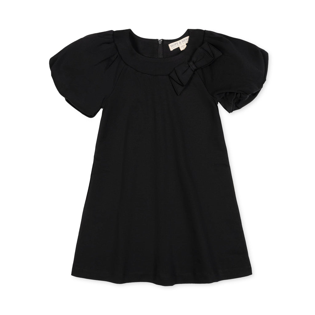 BUBBLE SLEEVE PONTE DRESS