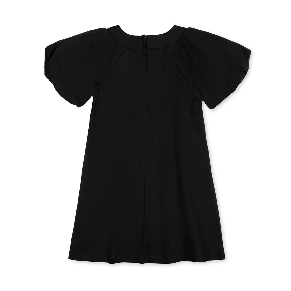 BUBBLE SLEEVE PONTE DRESS